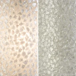 Beach wandlamp schelpen wit