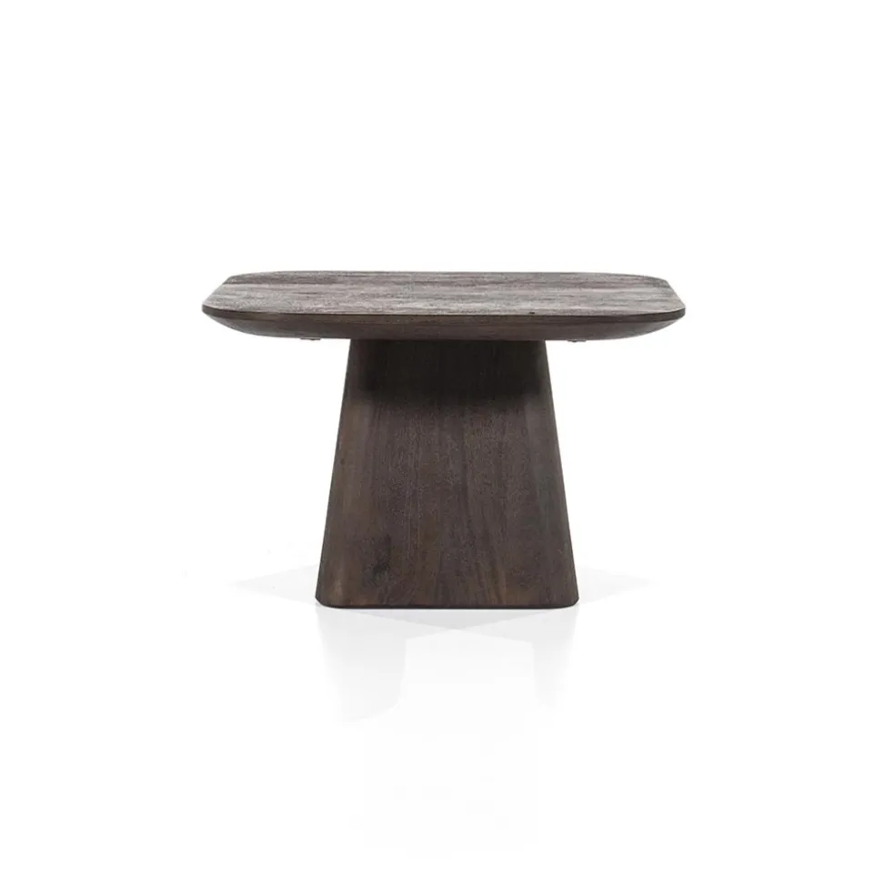 Bijzettafel Aron bruin 60x60 cm