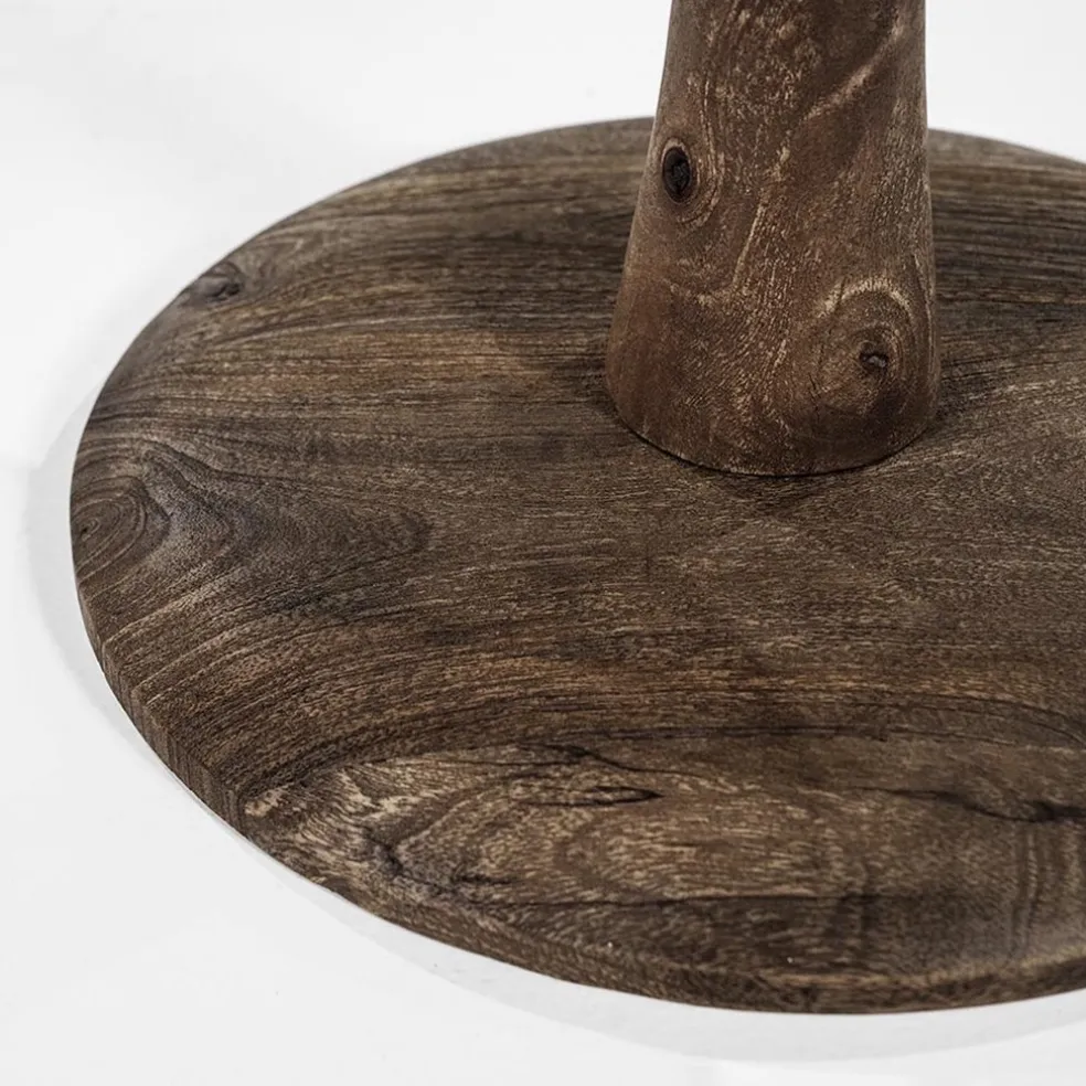 Bijzettafel Boogie bruin Ø60 cm