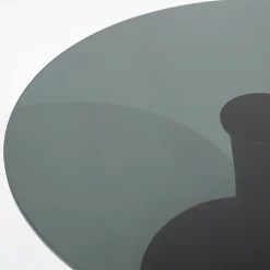 Bijzettafel Boogie S zwart Ø55 cm