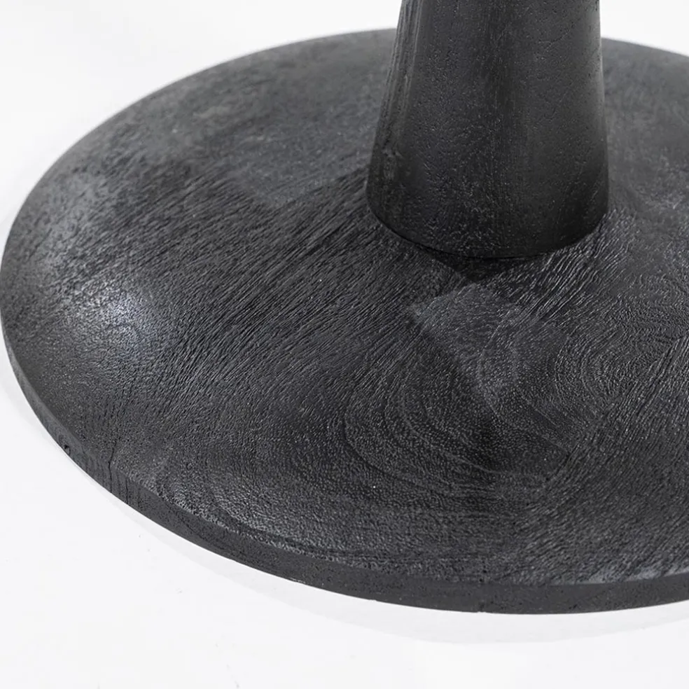 Bijzettafel Boogie S zwart Ø55 cm