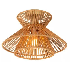 Botanische plafondlamp naturel / mat goud