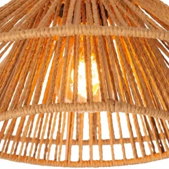 Botanische plafondlamp naturel / mat goud