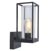 Buitenlamp Flair lantaarn op voet zwart IP44