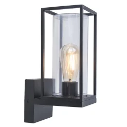 Buitenlamp Flair lantaarn op voet zwart IP44