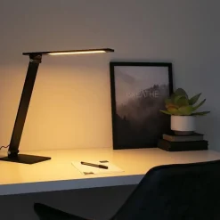 Bureaulamp Serenade zwart dimbaar