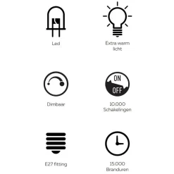 Calex Colors Elegance Boden Marron dimbaar