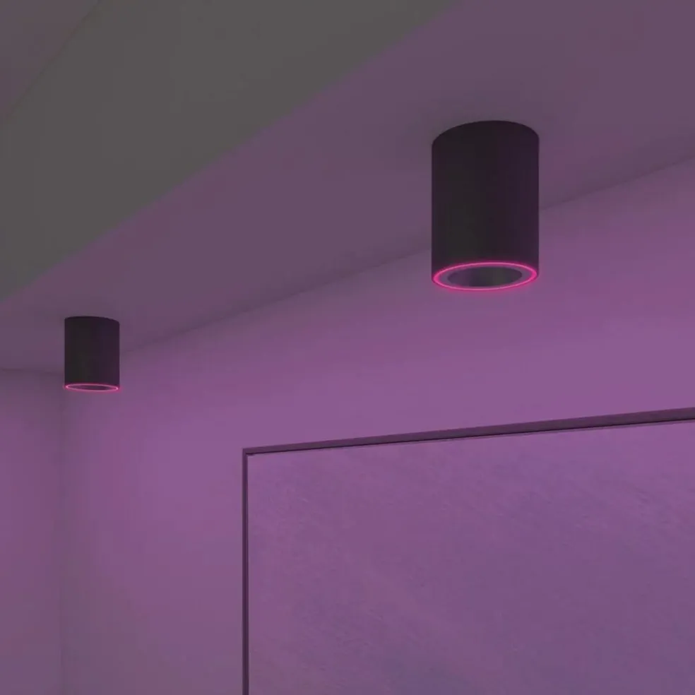 Calex Smart Halo plafondspot zwart