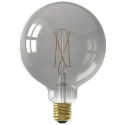 Calex Smart Home E27 Globe LED filament smoke G125