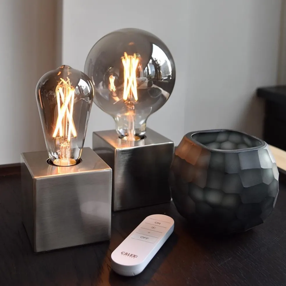 Calex Smart Home E27 LED filament smoke ST64
