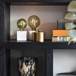 Calex tafelarmatuur kubus mat wit