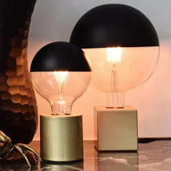 Calex tafelarmatuur kubus goud