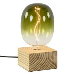 Calex tafellamp Wood FSC vierkant