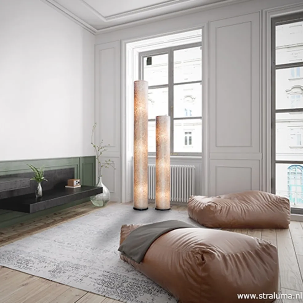 Capiz cilinderlamp schelpen 150cm