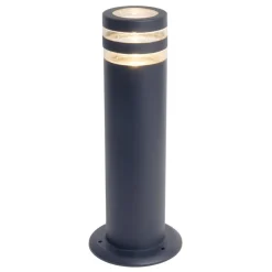 Cilinder buitenlamp paal donker grijs GU10