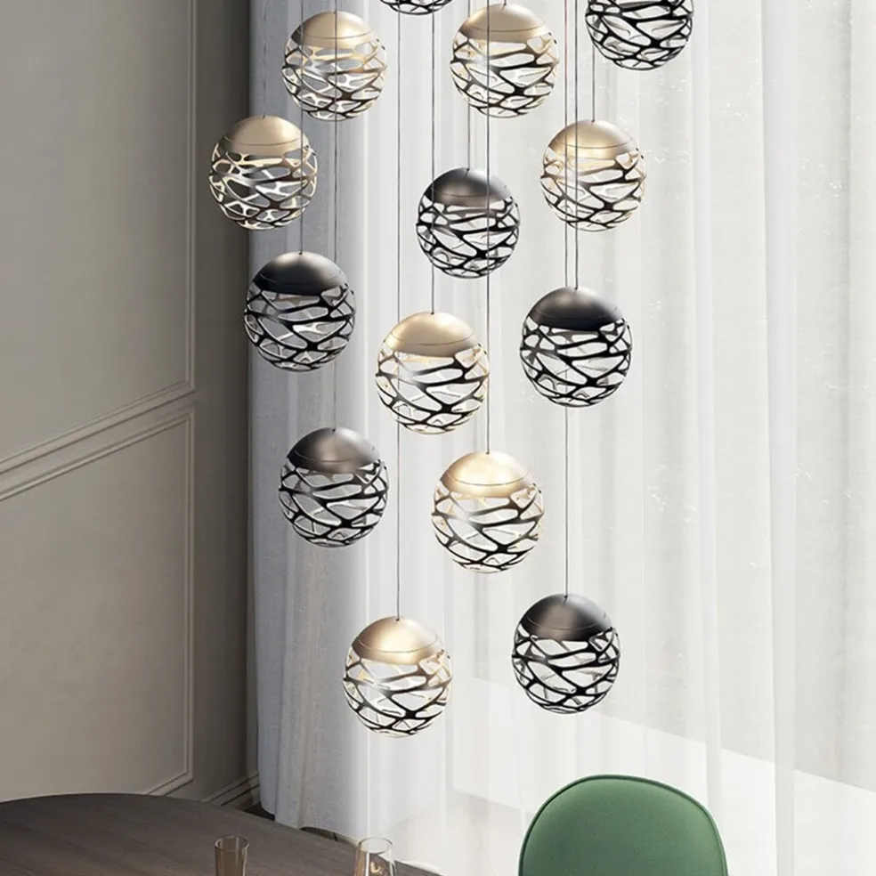 Design hanglamp Kelly cluster LED zwart
