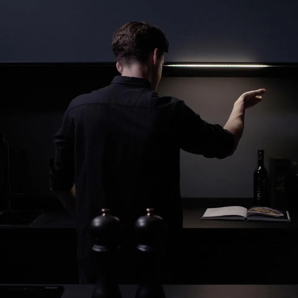 Design LED wandlamp Shelf met Gesture Control 150 cm