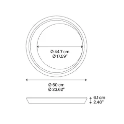Design plafondlamp Tidal champagne