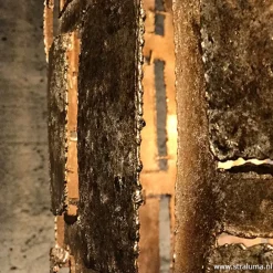 Design tafellamp ambachtelijk zilver