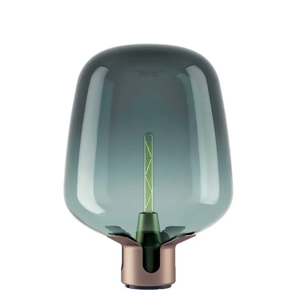 Design tafellamp Flar large terra/turqoise