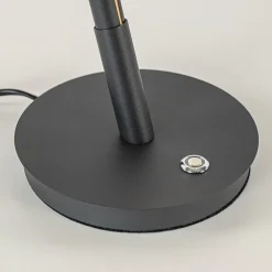 Design tafellamp zwart met dimbaar LED