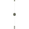 Design vloerlamp smoke steel met transparant smoke glas