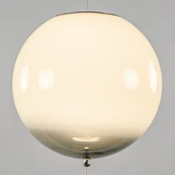 Design vloerlamp smoke steel met transparant smoke glas