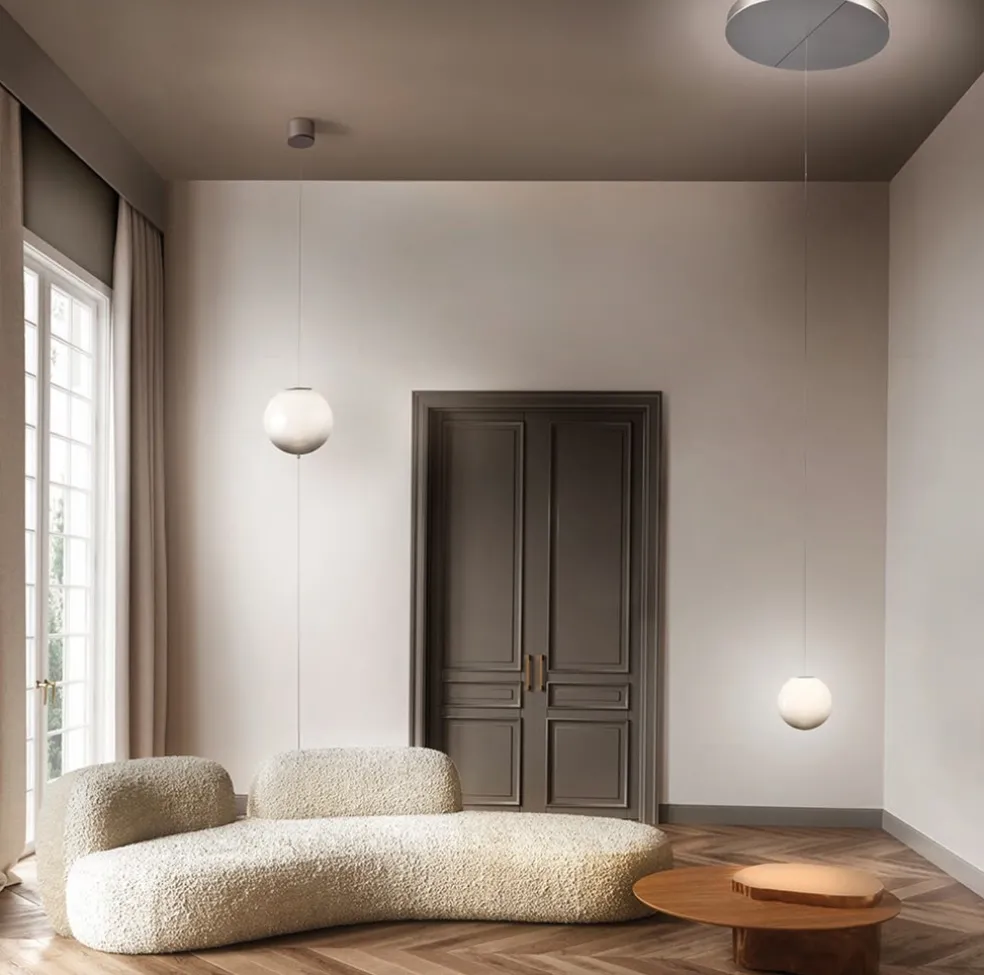 Design vloerlamp smoke steel met transparant smoke glas