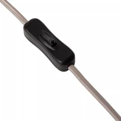 Draad tafellamp hoogwaardig papier grijs