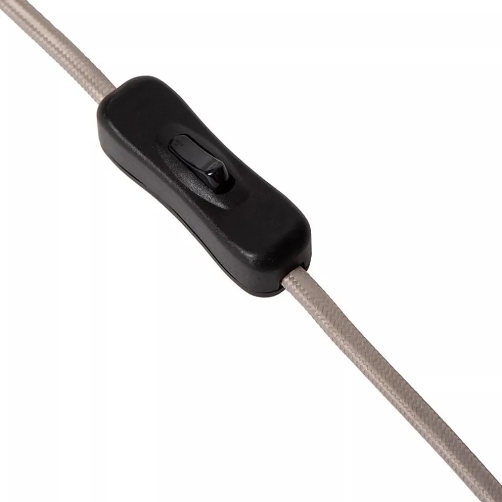 Draad tafellamp hoogwaardig papier grijs