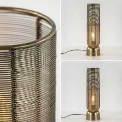 Draad tafellamp Lezuza antiek brons L&L