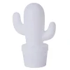 Draadloze LED tafellamp cactus wit