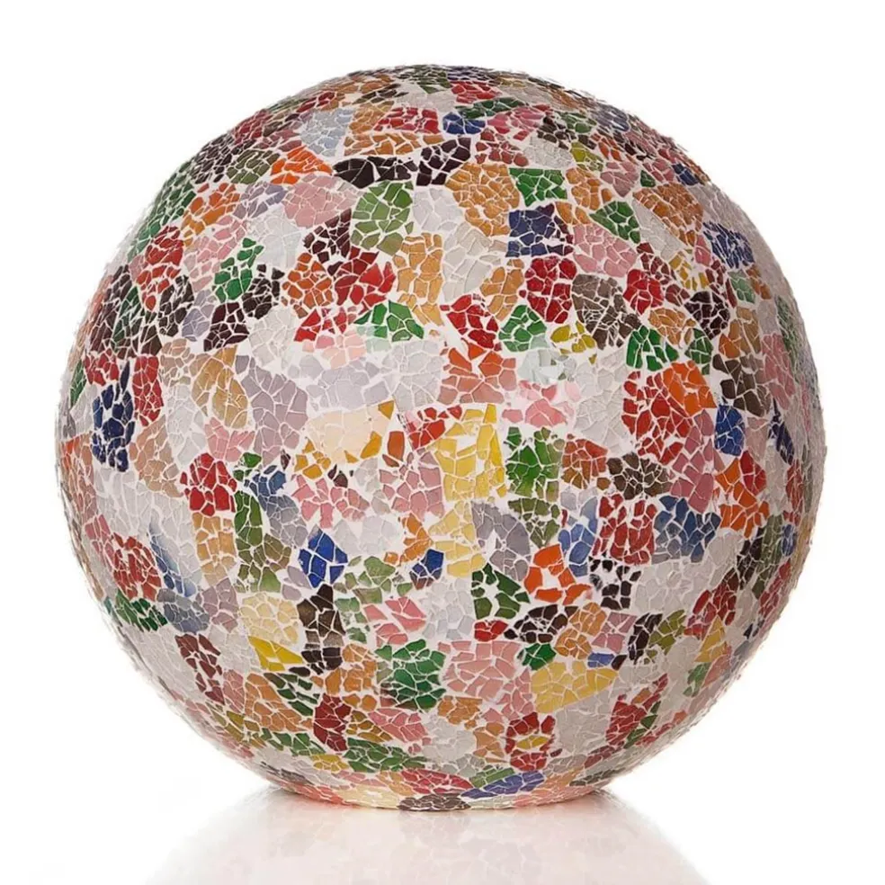 Gekleurde decoratieve tafellamp bol