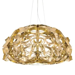 Grote design hanglamp Quantica goud