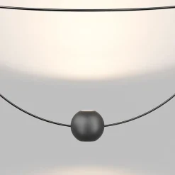 Grote design hanglamp ring met LED spot