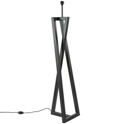Grote design vloerlamp Calitri staal exclusief kap