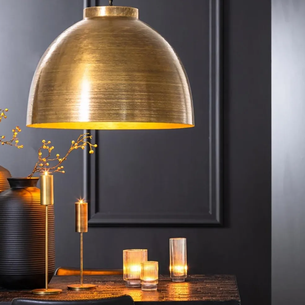 Grote hanglamp Kylie metaal oud brons