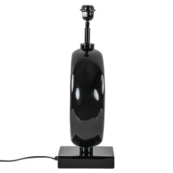 Grote lampvoet Maan shiny zwart