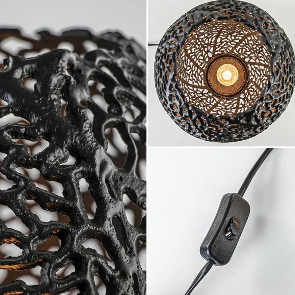 Grote tafellamp Sinula Light and Living mat zwart