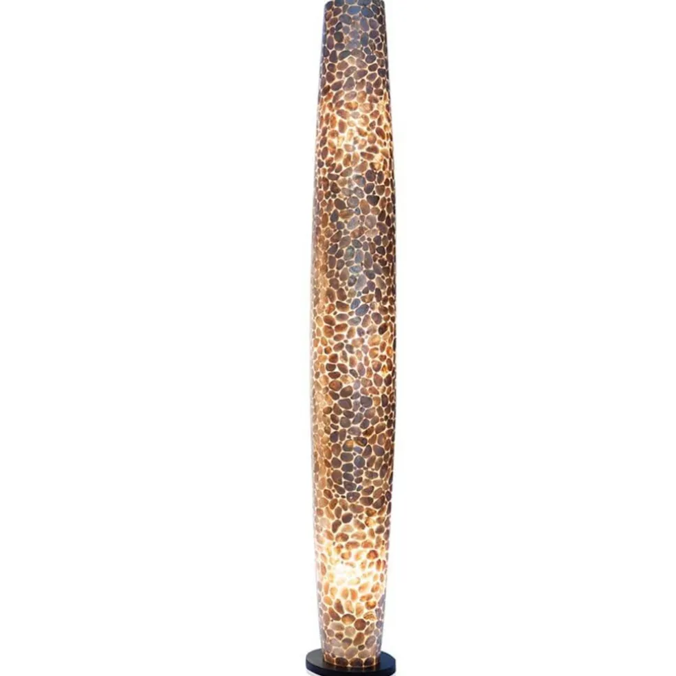 Grote vloerlamp turtle goud 200 cm