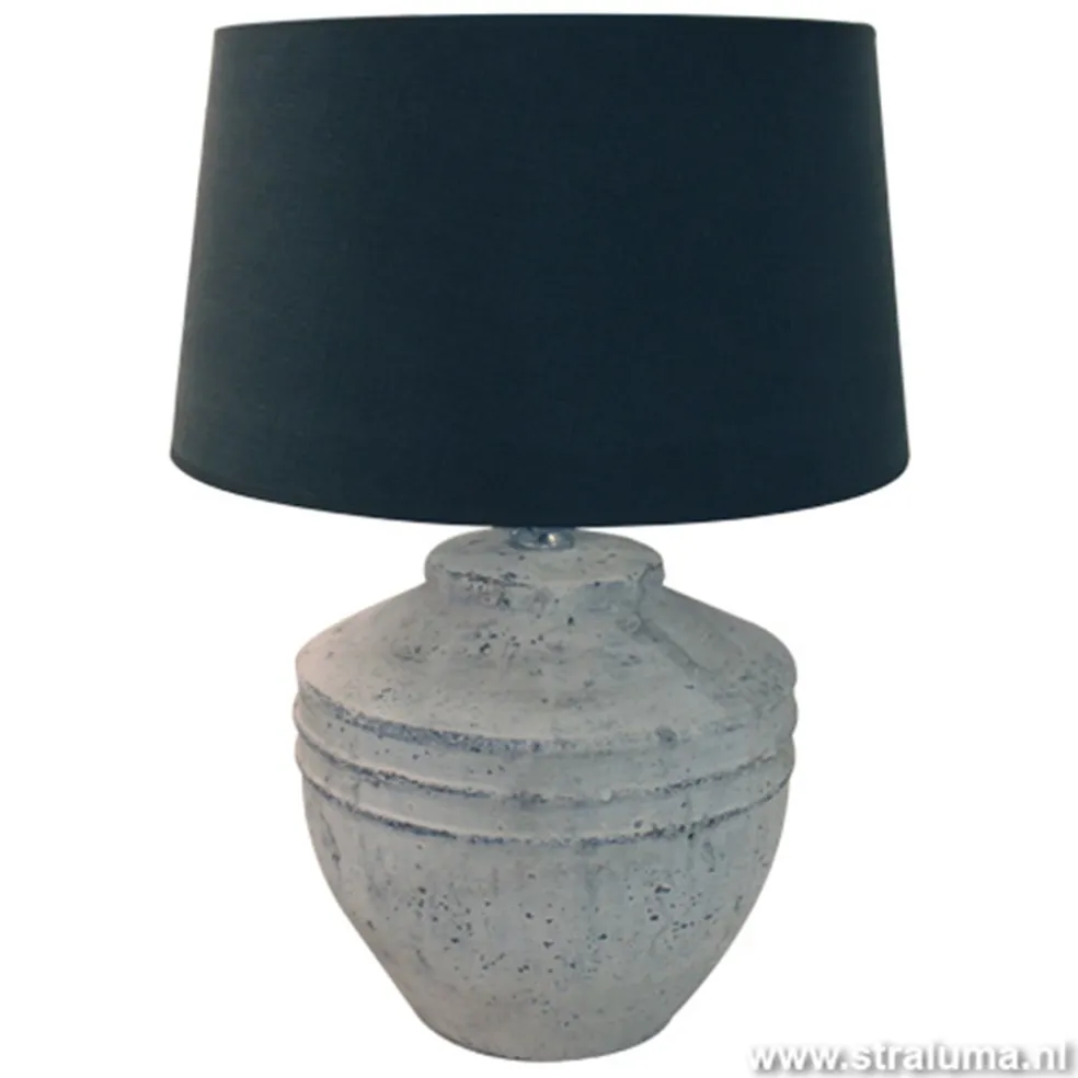 Grove tafellamp Toba lampenvoet L&L