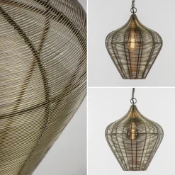 Hanglamp Alvaro 36cm antiek brons