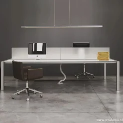 Hanglamp balk alu 160cm led up+down