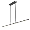 Hanglamp balk zwart 160cm direct led