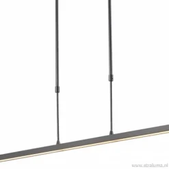 Hanglamp balk zwart 160cm direct led