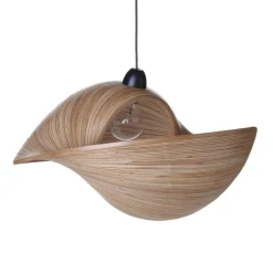 Hanglamp bamboe schelp 60cm