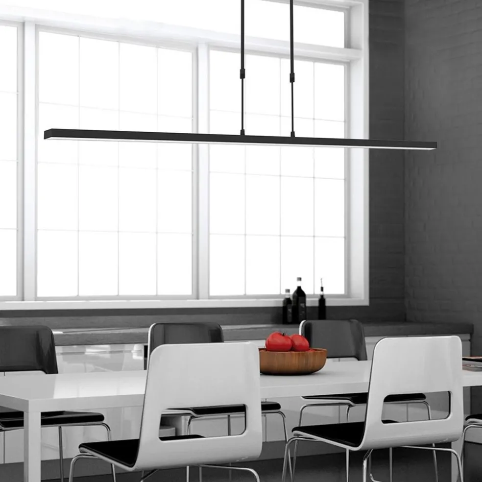 Hanglamp Bande zwart 155cm 2xdim cct