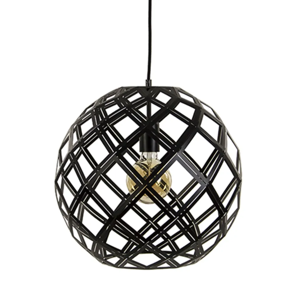 Hanglamp Emma bol zwart 40cm