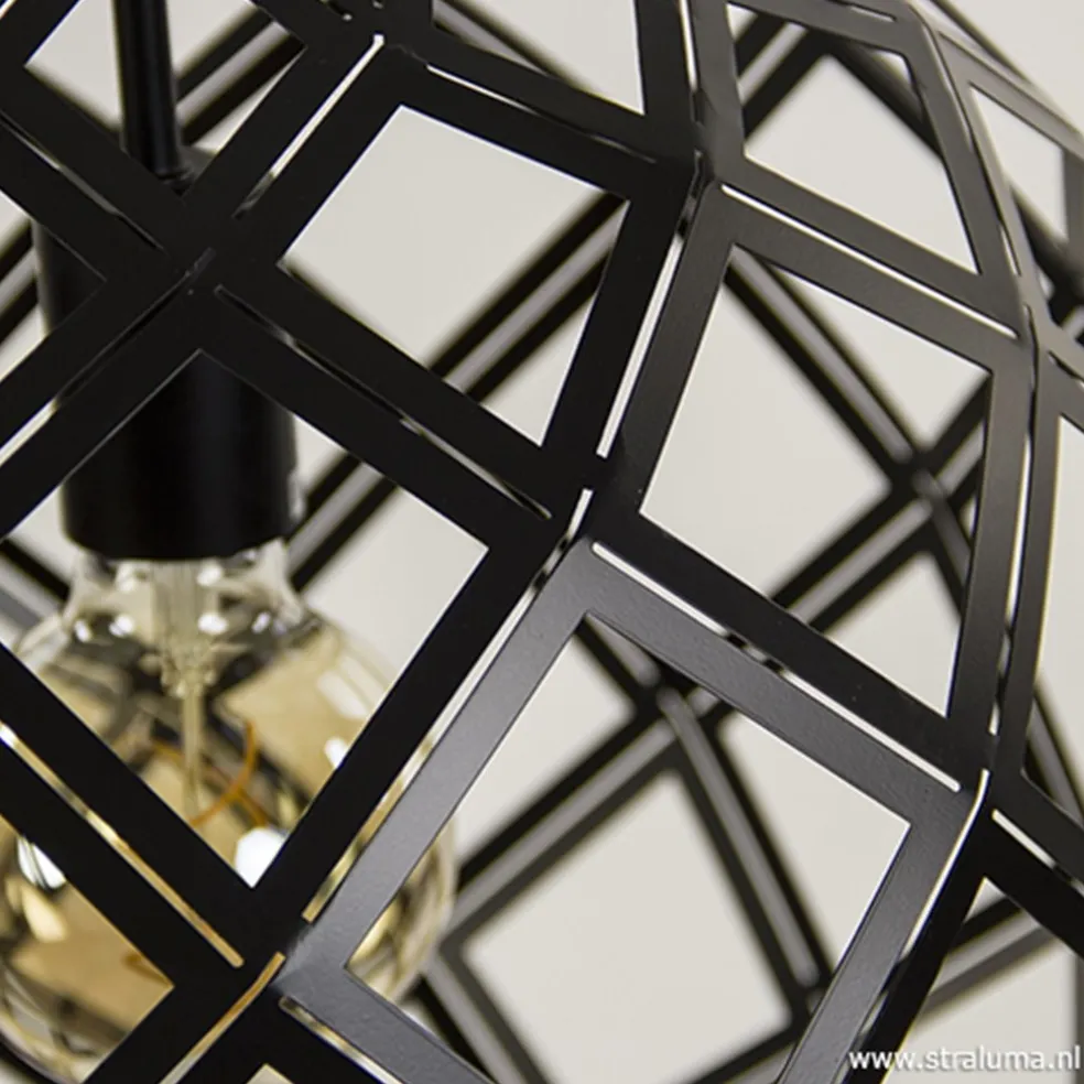 Hanglamp Emma bol zwart 40cm