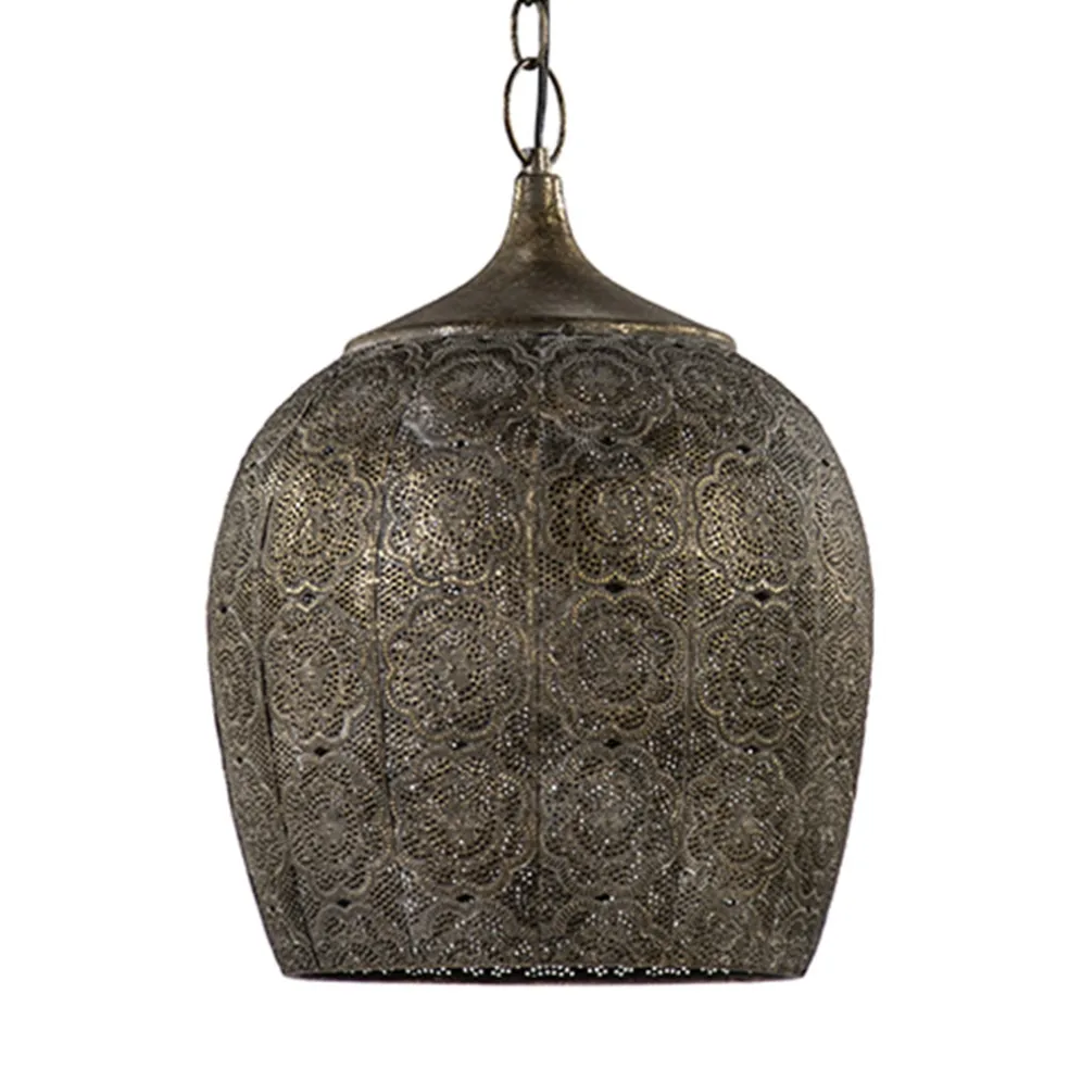 Hanglamp Kadiri antiek goud oosters